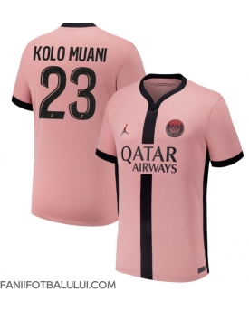 Paris Saint-Germain Randal Kolo Muani #23 Tricou Fotbal Replică 2024-25 Barbati Treilea